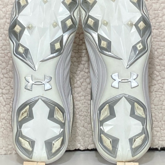 Under Armour Mens Highlight MC White Football Athletic Cleats Shoes SZ US 11.5 - Picture 10 of 11